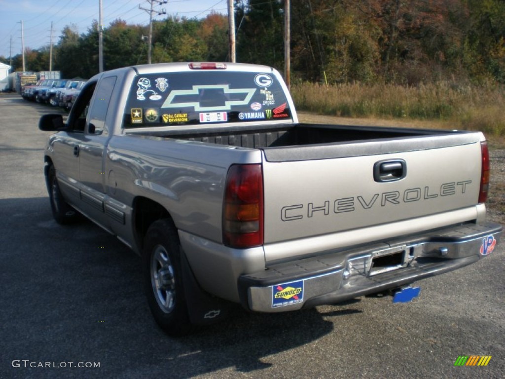 2000 Silverado 1500 Extended Cab - Light Pewter Metallic / Graphite photo #7