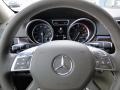 2012 Mercedes-Benz ML Almond Beige Interior Steering Wheel Photo