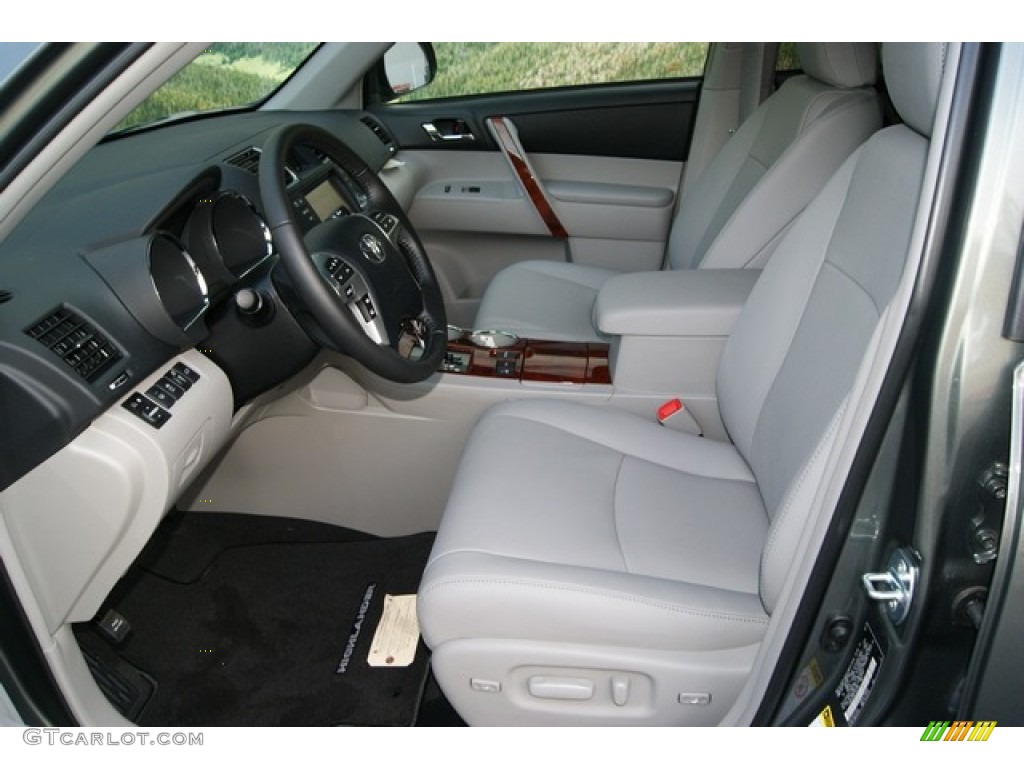 Ash Interior 2012 Toyota Highlander Limited 4WD Photo #55644347
