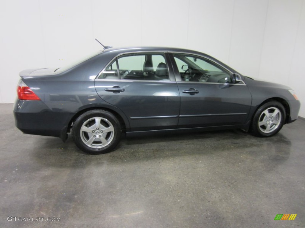 2007 Accord Hybrid Sedan - Graphite Pearl / Gray photo #10