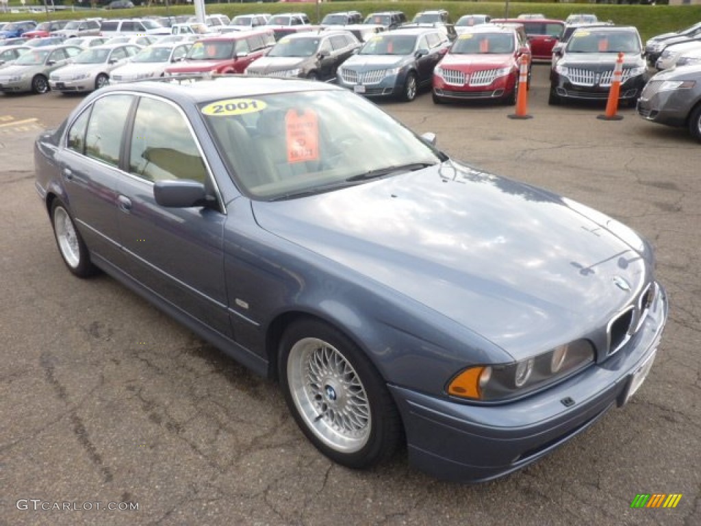 Steel Blue Metallic 2001 BMW 5 Series 525i Sedan Exterior Photo #55645219