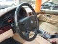 Beige 2001 BMW 5 Series 525i Sedan Steering Wheel