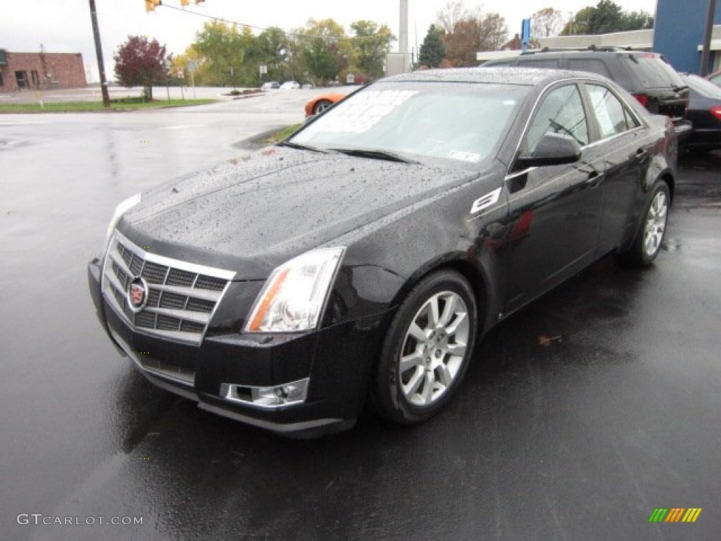 Black Raven 2008 Cadillac CTS 4 AWD Sedan Exterior Photo #55645553