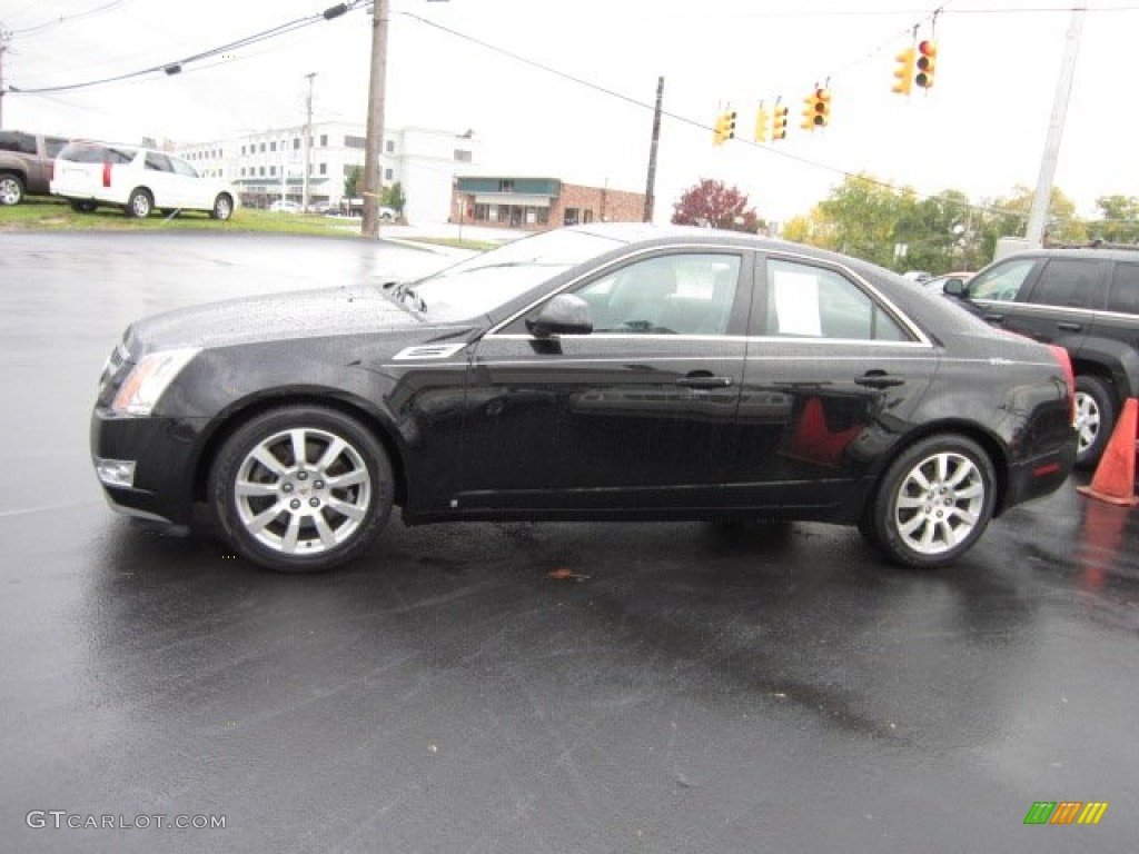 Black Raven 2008 Cadillac CTS 4 AWD Sedan Exterior Photo #55645562