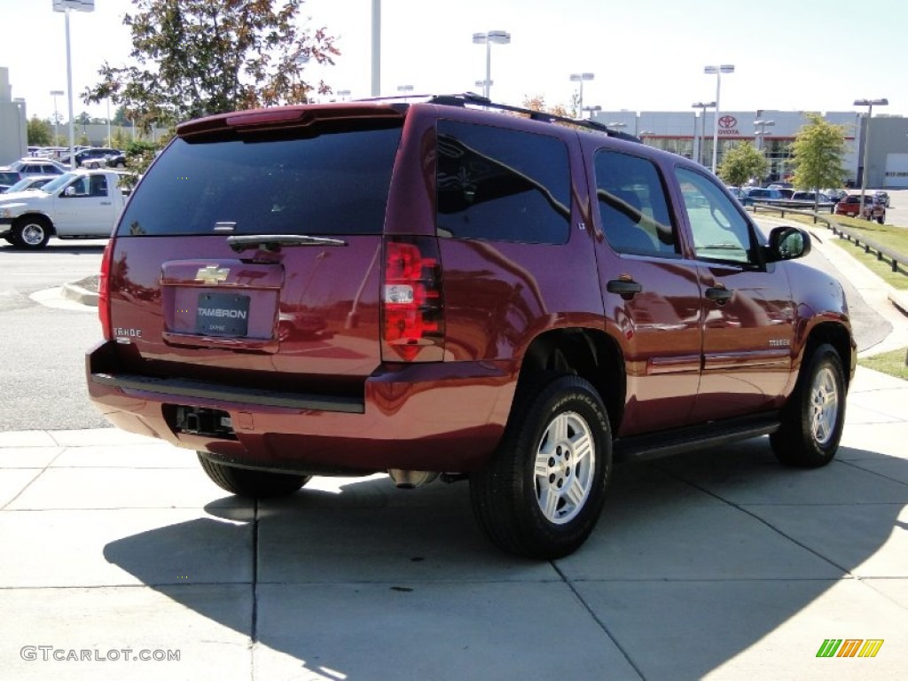 2007 Tahoe LS - Sport Red Metallic / Light Cashmere/Ebony photo #5