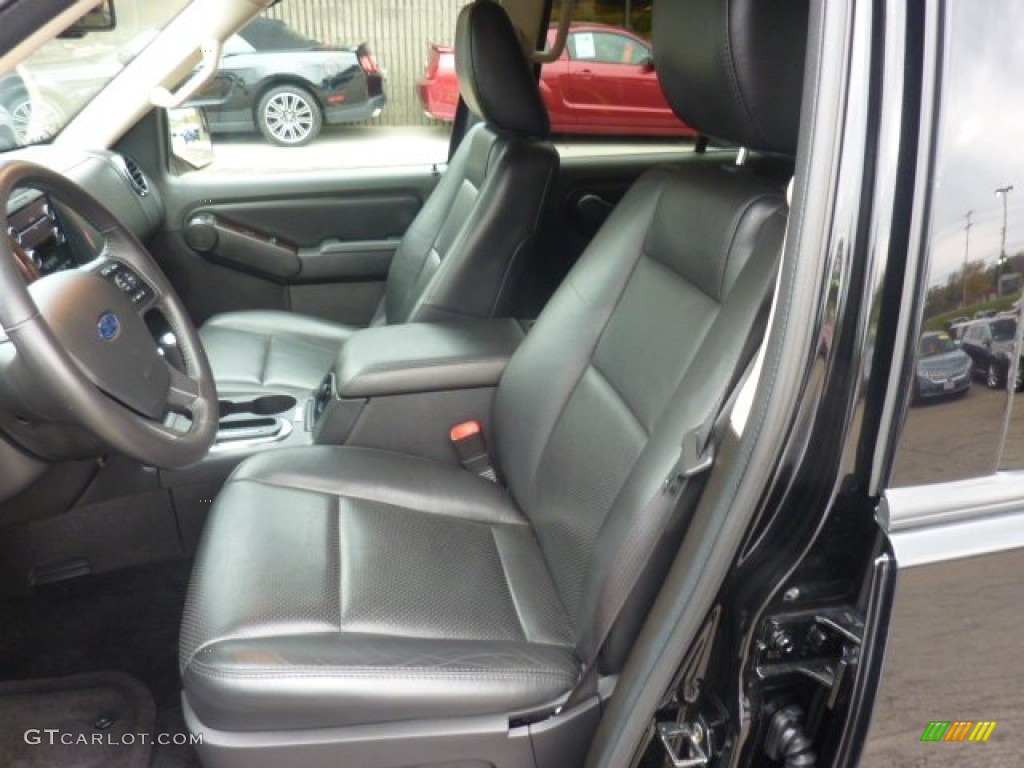 Black Interior 2010 Ford Explorer Limited 4x4 Photo #55647881