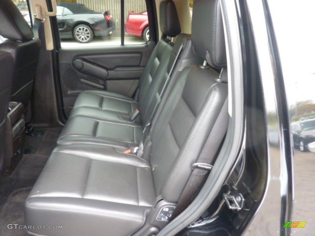 Black Interior 2010 Ford Explorer Limited 4x4 Photo #55647890