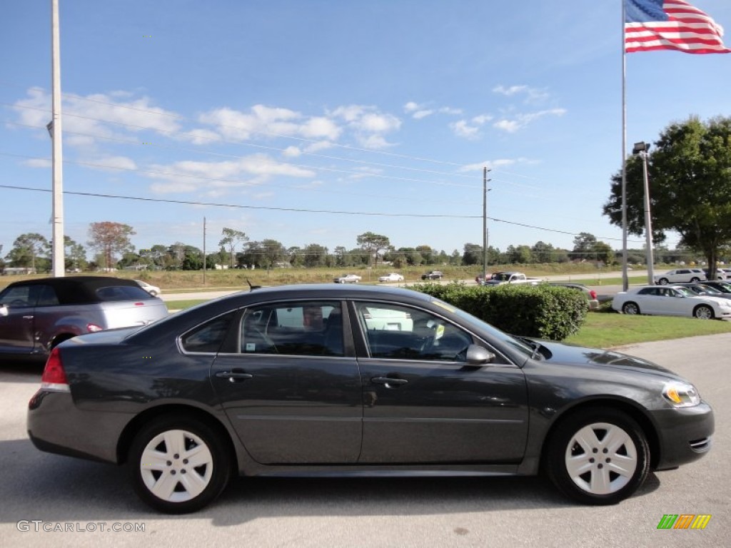2011 Impala LS - Cyber Gray Metallic / Gray photo #10