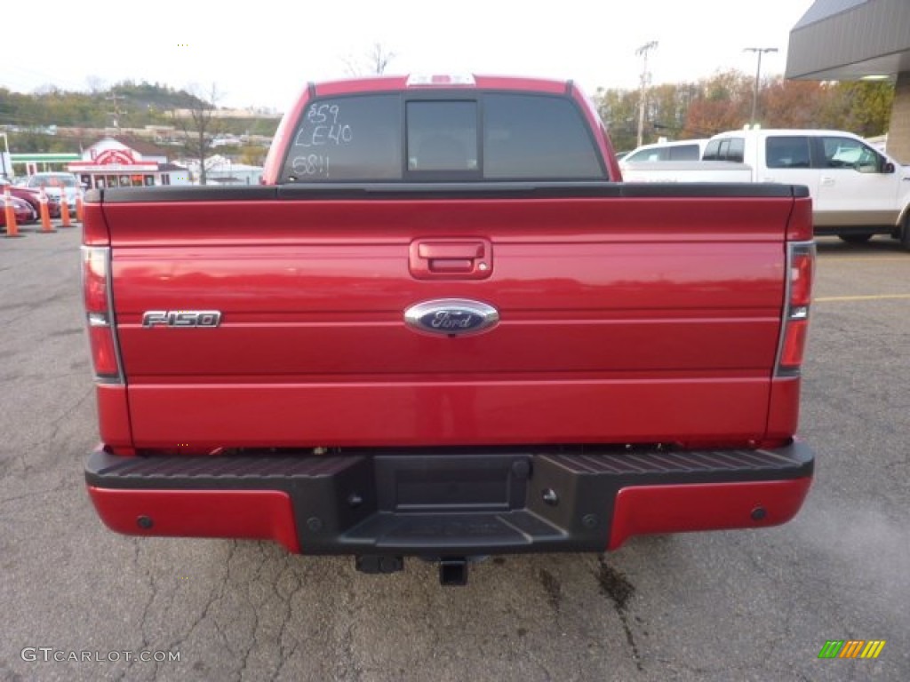 2011 F150 FX4 SuperCrew 4x4 - Red Candy Metallic / Black photo #3