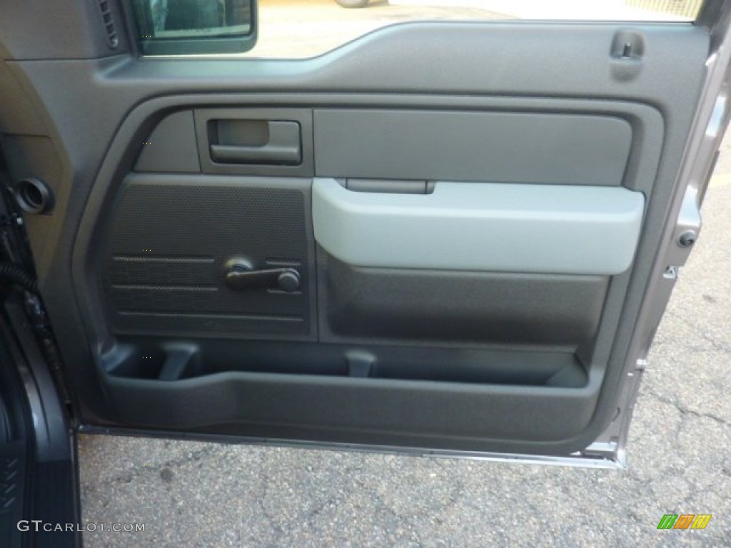 2011 Ford F150 XL Regular Cab 4x4 Steel Gray Door Panel Photo #55648643