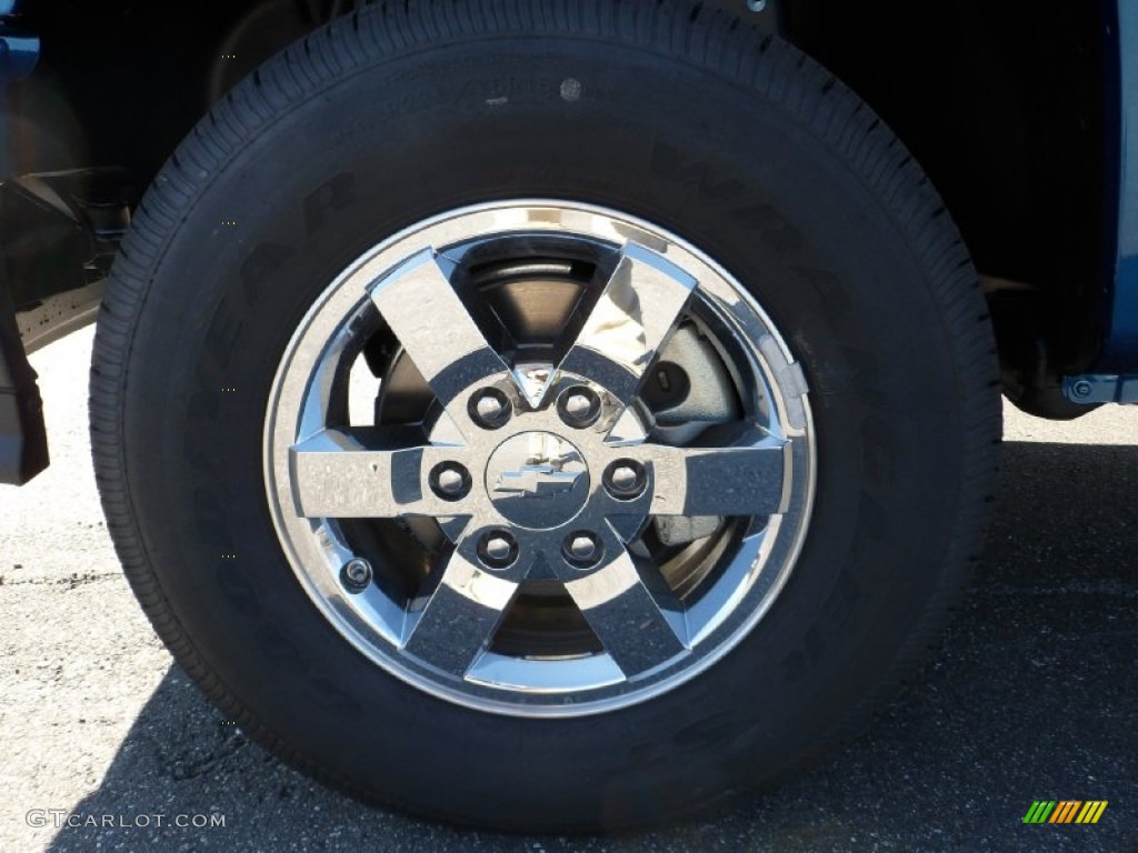 2012 Colorado LT Crew Cab 4x4 - Aqua Blue Metallic / Ebony photo #3