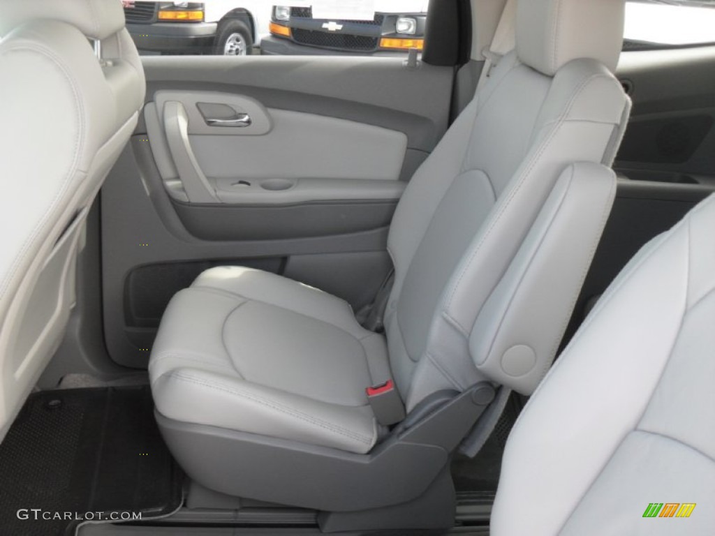 Dark Gray/Light Gray Interior 2012 Chevrolet Traverse LT AWD Photo #55651676