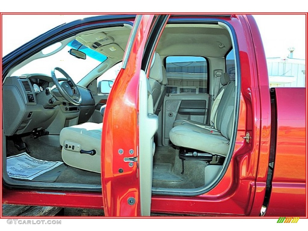 Khaki Interior 2006 Dodge Ram 2500 Lone Star Edition Quad Cab 4x4 Photo #55652165