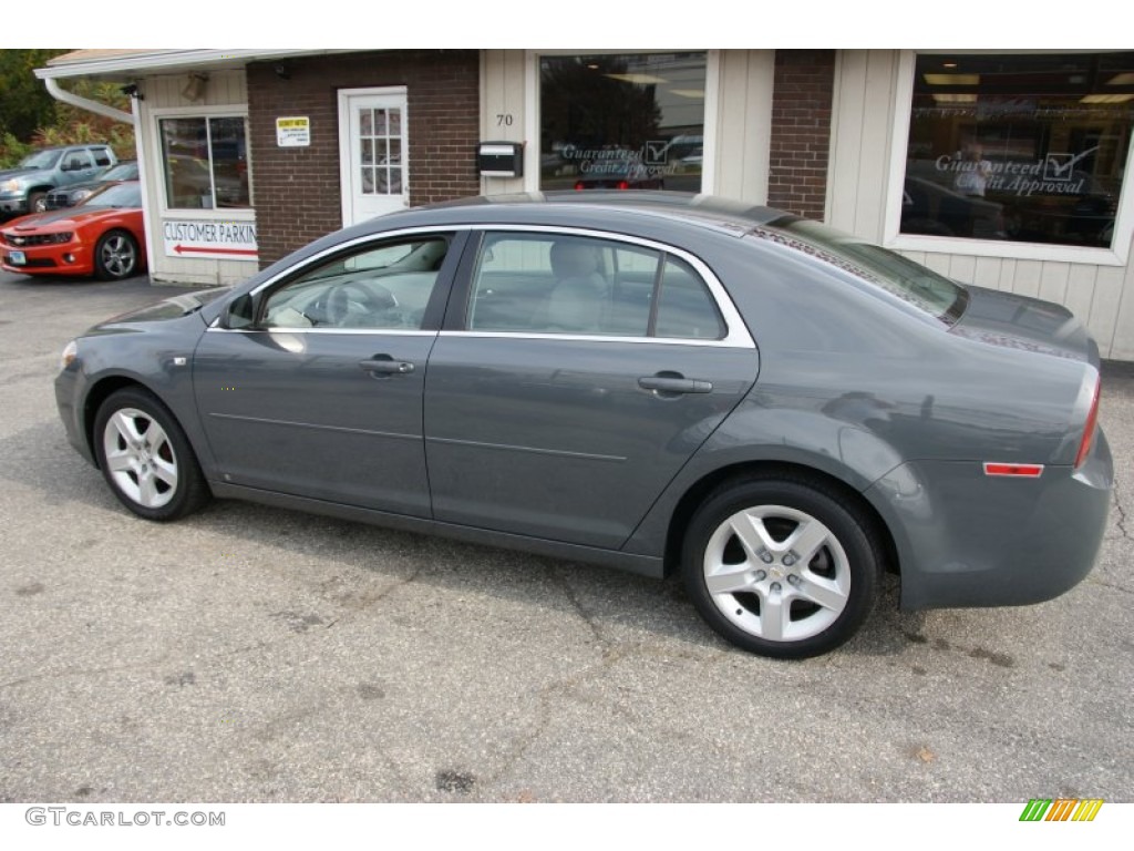 Dark Gray Metallic 2008 Chevrolet Malibu LS Sedan Exterior Photo #55652432