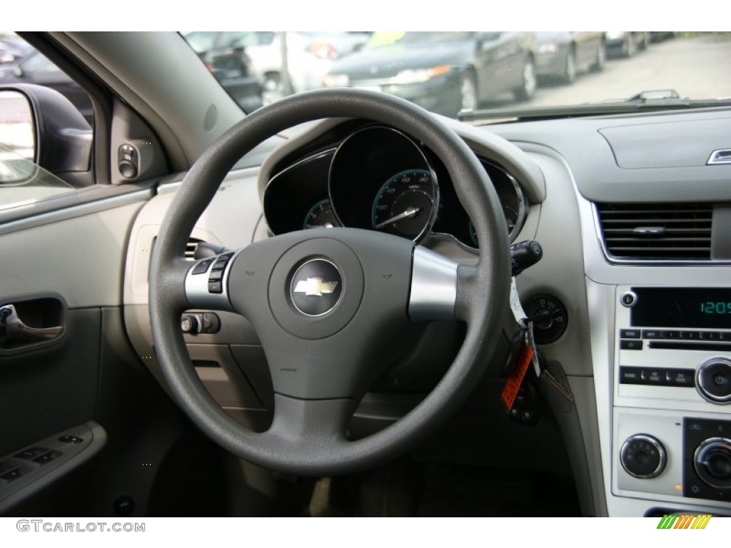 2008 Chevrolet Malibu LS Sedan Titanium Gray Steering Wheel Photo #55652511