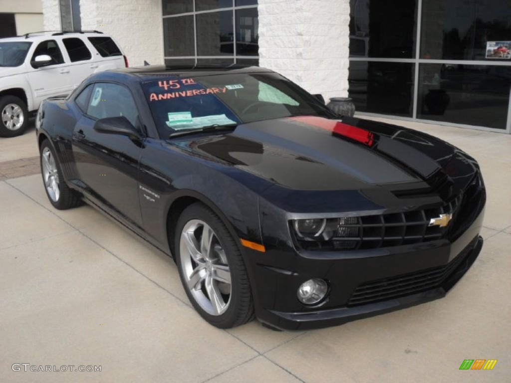 2012 Camaro SS 45th Anniversary Edition Coupe - Carbon Flash Metallic / Jet Black photo #5