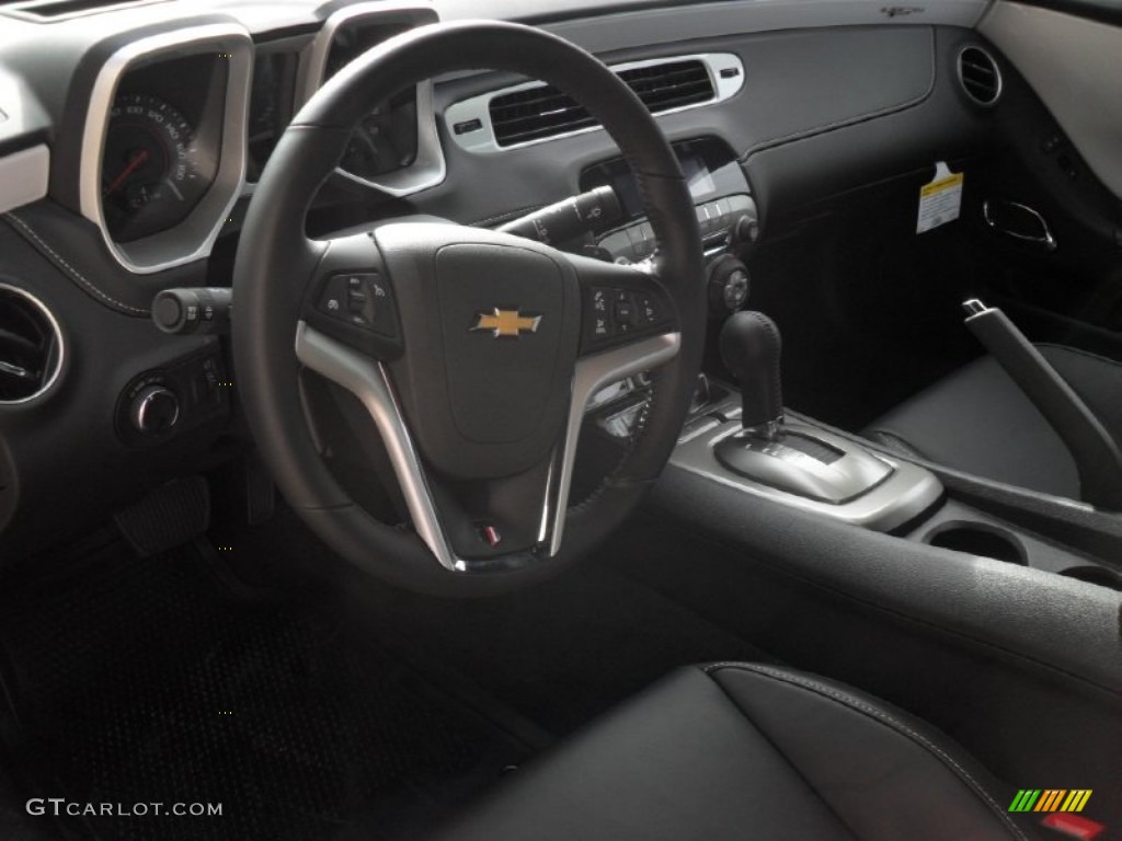 2012 Chevrolet Camaro SS 45th Anniversary Edition Coupe Jet Black Dashboard Photo #55652641