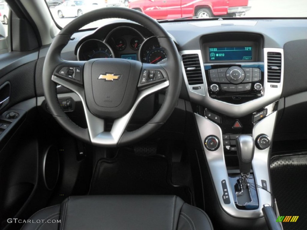 2012 Chevrolet Cruze LT Jet Black Dashboard Photo #55652734