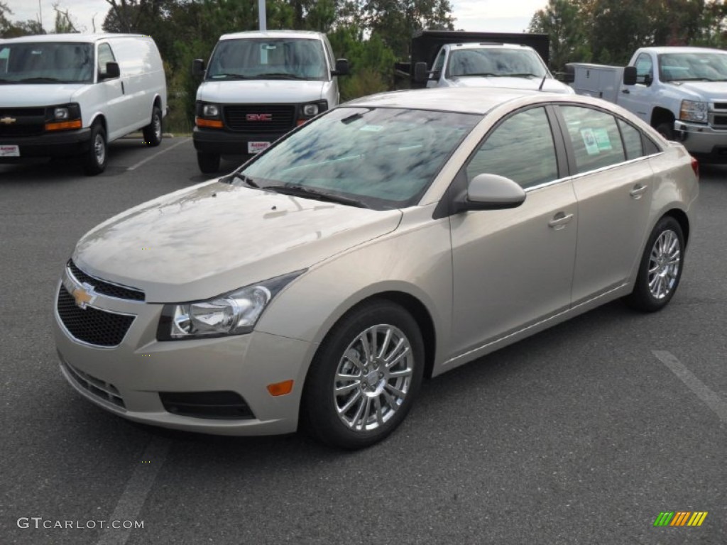 2012 Cruze Eco - Gold Mist Metallic / Jet Black photo #1