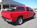 2008 Flame Red Dodge Ram 1500 Big Horn Edition Quad Cab  photo #4