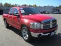 2008 Flame Red Dodge Ram 1500 Big Horn Edition Quad Cab  photo #5