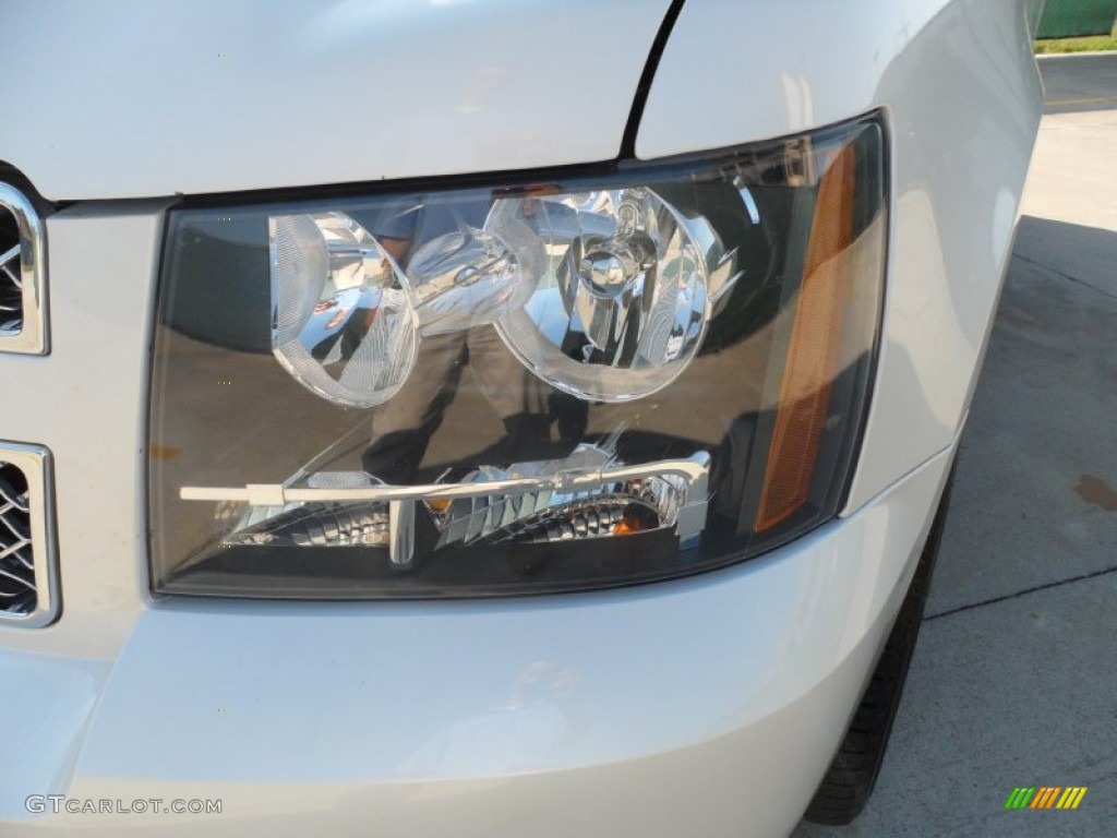 2009 Tahoe LTZ - White Diamond Tricoat / Light Cashmere photo #9