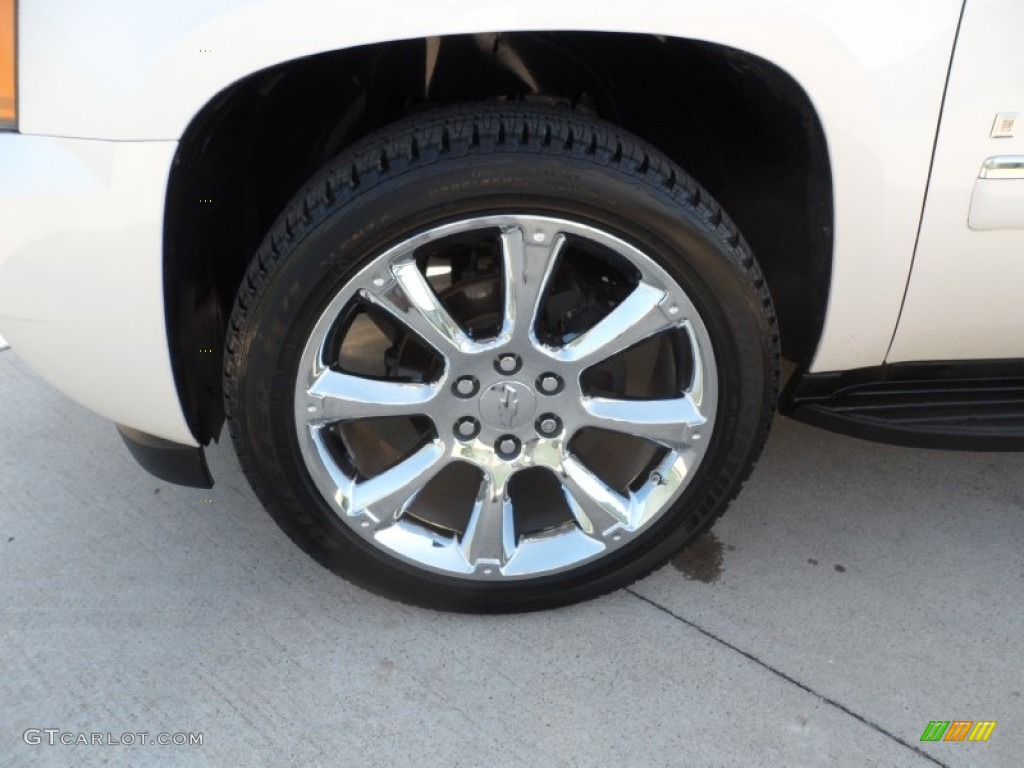 2009 Tahoe LTZ - White Diamond Tricoat / Light Cashmere photo #11
