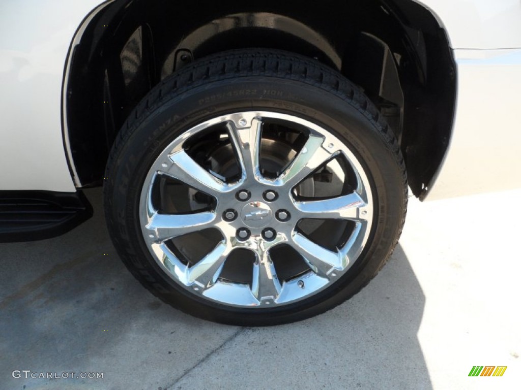 2009 Tahoe LTZ - White Diamond Tricoat / Light Cashmere photo #12