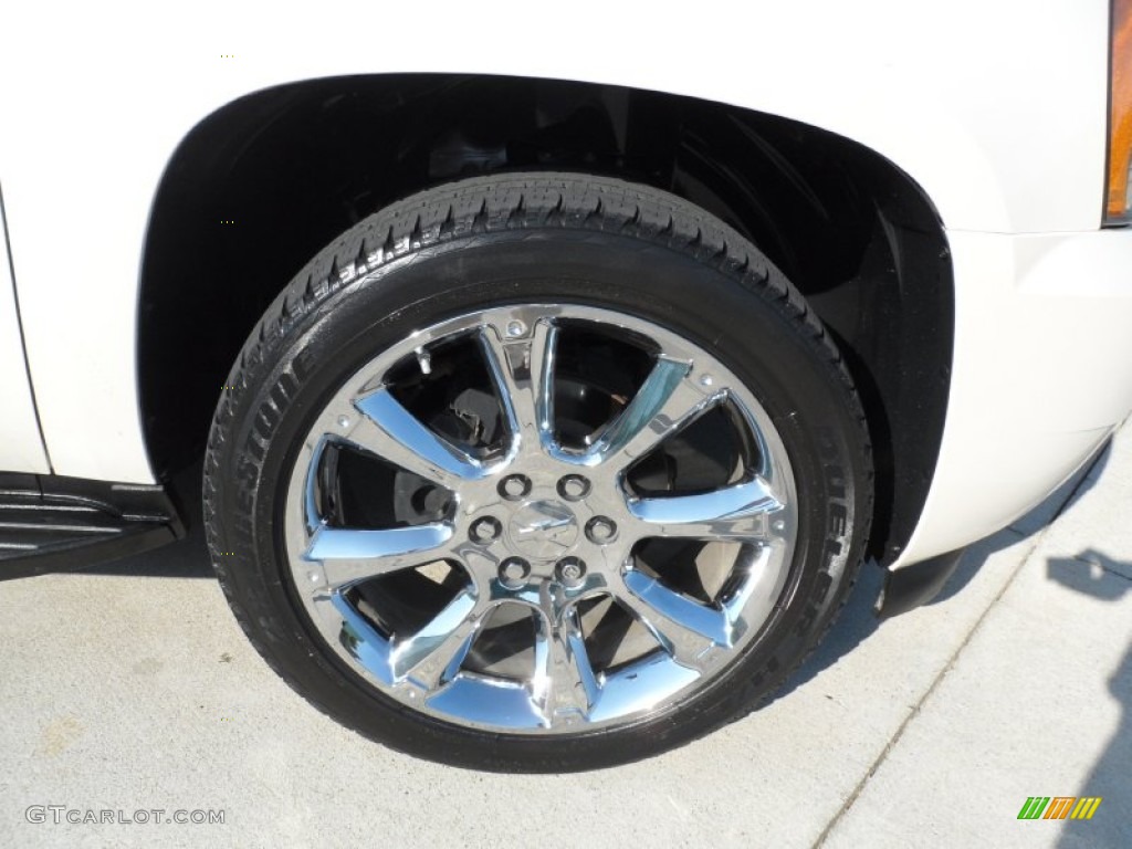 2009 Tahoe LTZ - White Diamond Tricoat / Light Cashmere photo #14