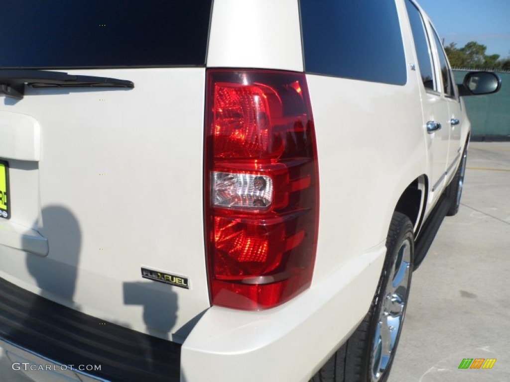 2009 Tahoe LTZ - White Diamond Tricoat / Light Cashmere photo #19