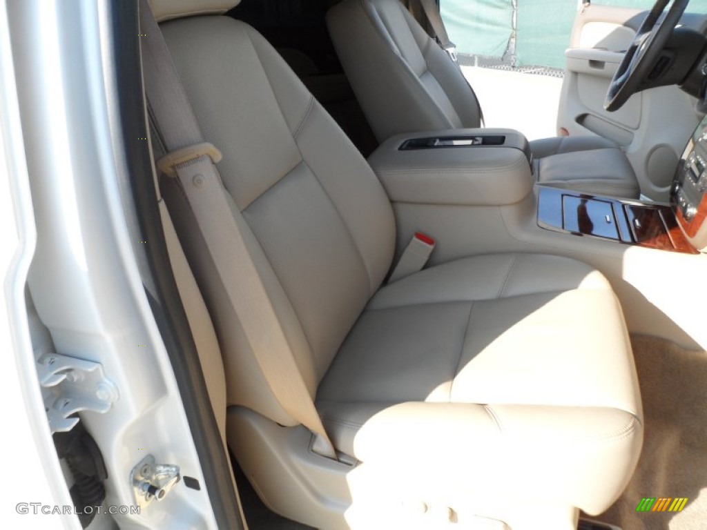 2009 Tahoe LTZ - White Diamond Tricoat / Light Cashmere photo #25