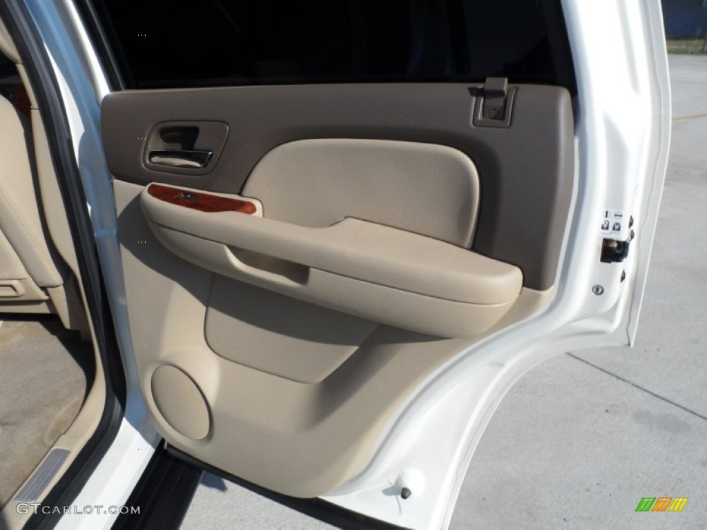 2009 Tahoe LTZ - White Diamond Tricoat / Light Cashmere photo #26