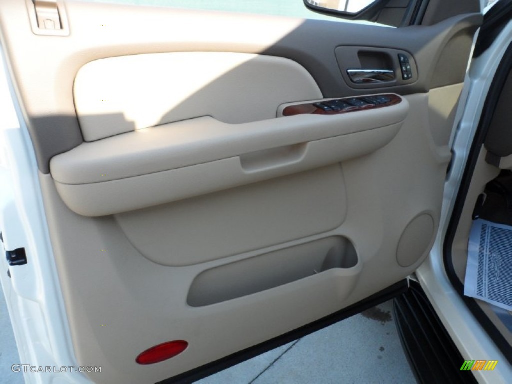 2009 Tahoe LTZ - White Diamond Tricoat / Light Cashmere photo #33