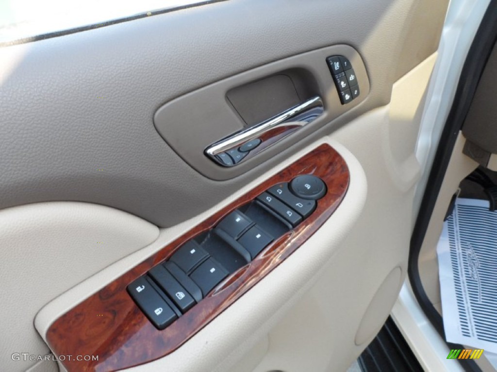 2009 Tahoe LTZ - White Diamond Tricoat / Light Cashmere photo #34