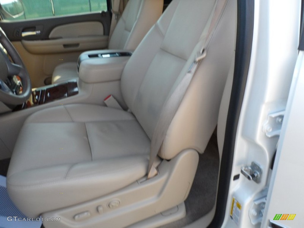2009 Tahoe LTZ - White Diamond Tricoat / Light Cashmere photo #35