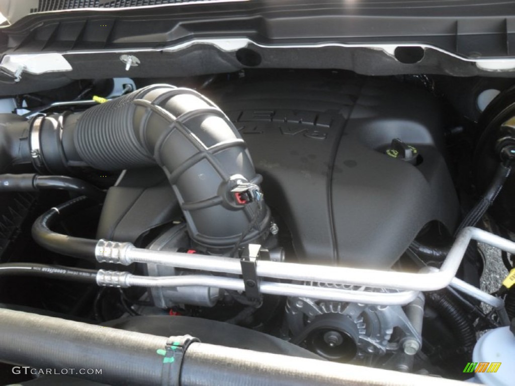 2012 Dodge Ram 1500 Express Quad Cab 5.7 Liter HEMI OHV 16-Valve VVT MDS V8 Engine Photo #55653380