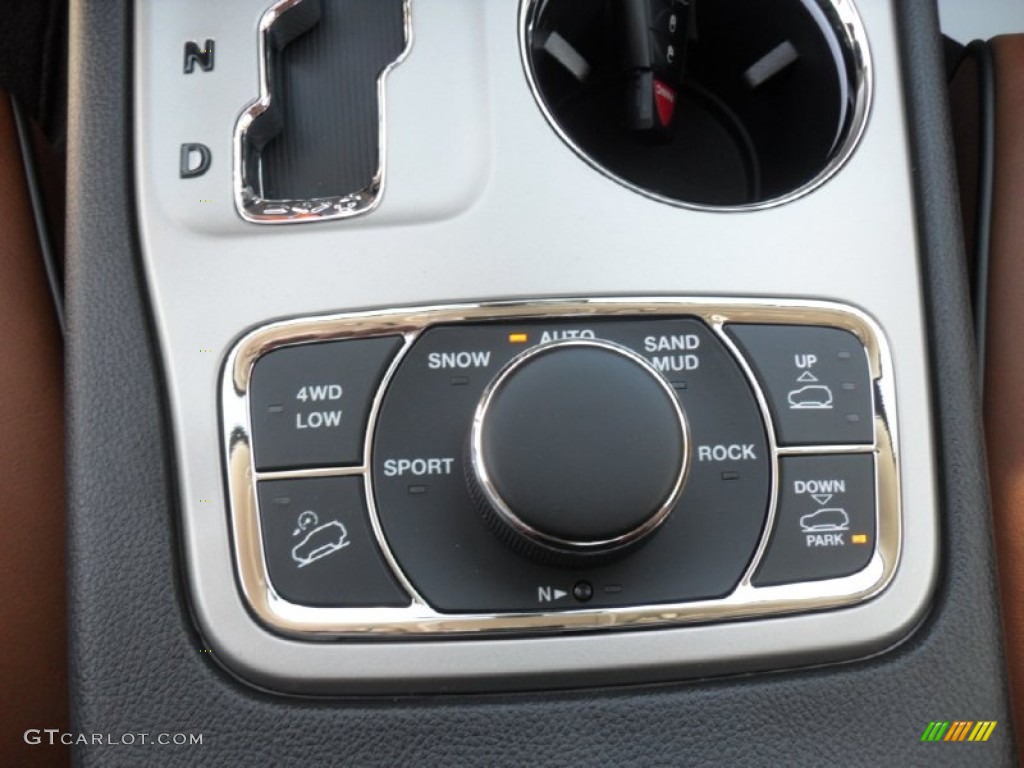 2012 Jeep Grand Cherokee Overland 4x4 Controls Photo #55653597