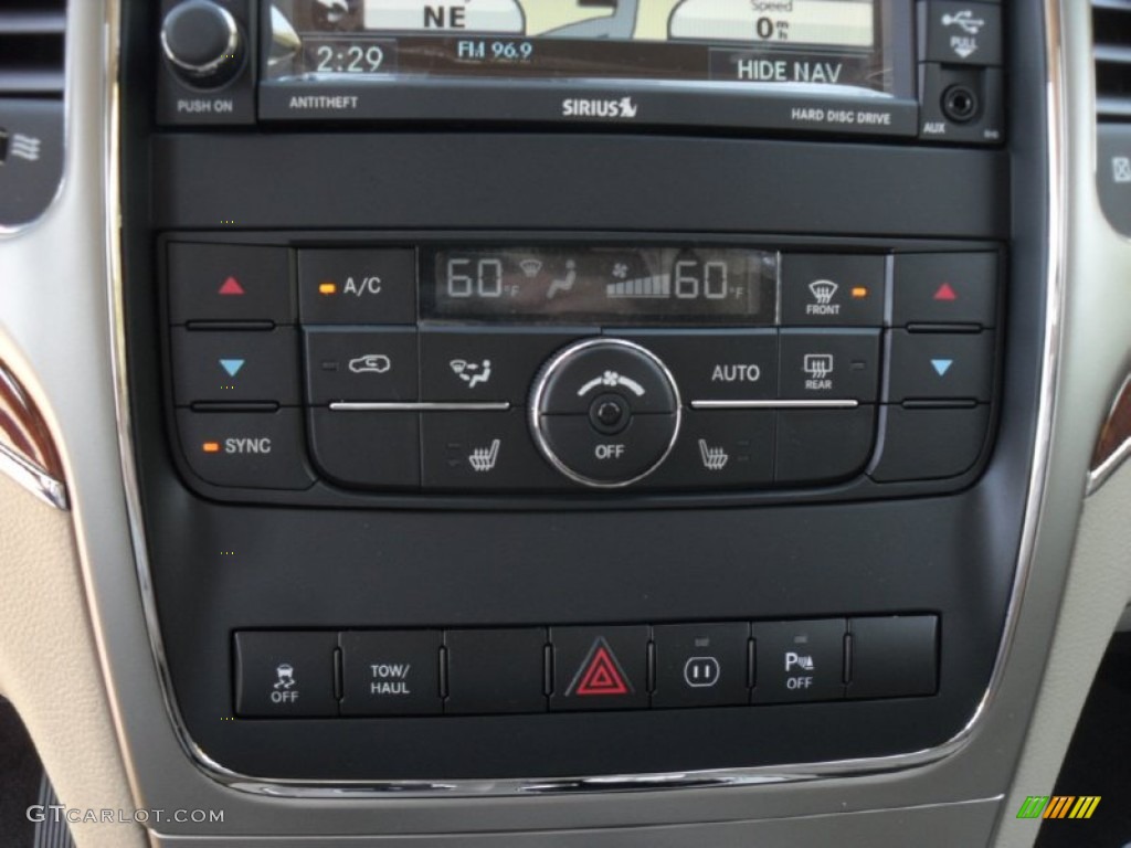 2012 Jeep Grand Cherokee Limited 4x4 Controls Photo #55654101