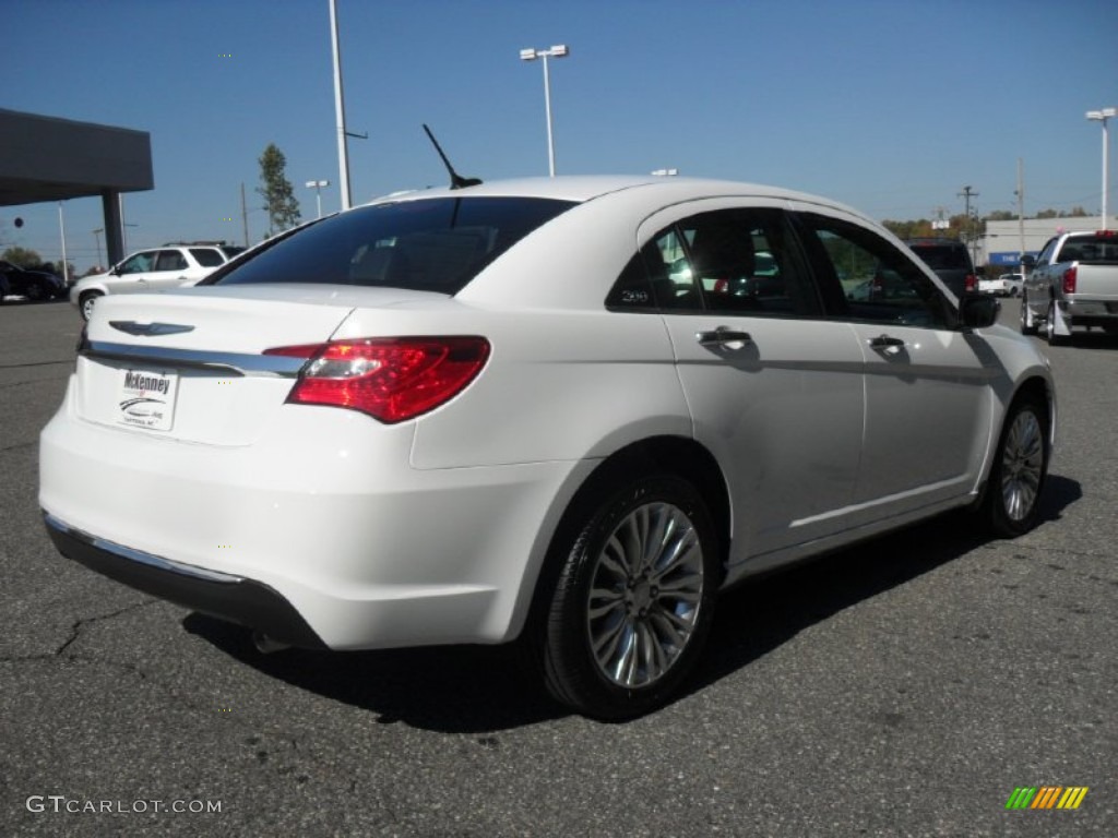 2012 200 Limited Sedan - Bright White / Black photo #4