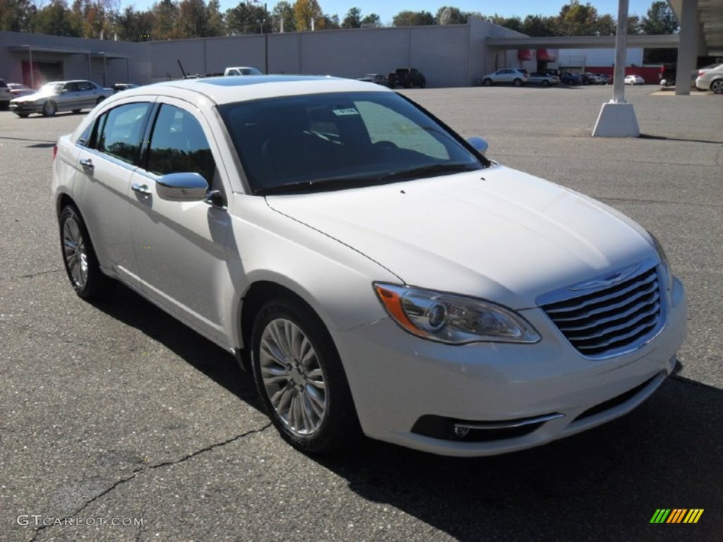 2012 200 Limited Sedan - Bright White / Black photo #5