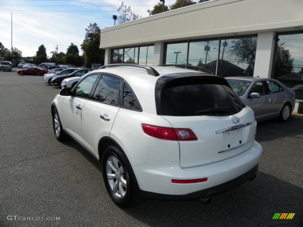 2005 FX 35 AWD - Ivory Pearl White / Graphite photo #3