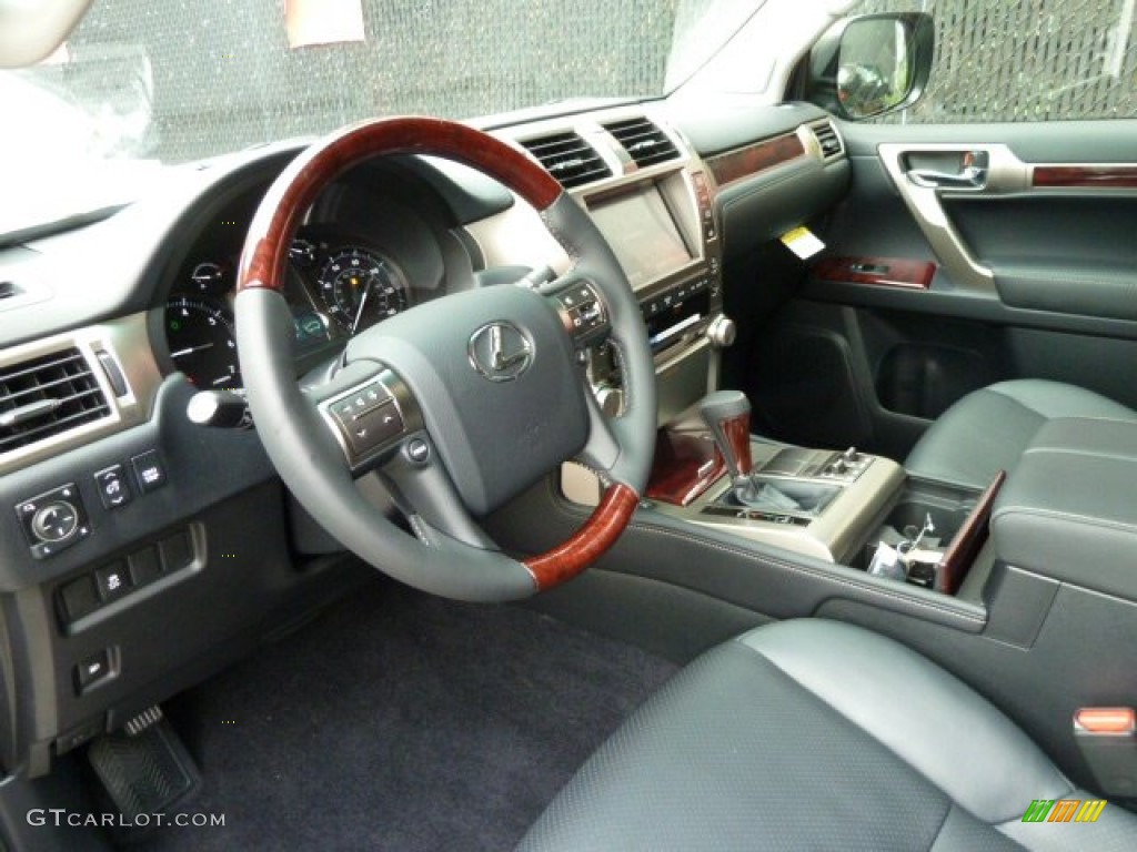 Black/Auburn Bubinga Interior 2012 Lexus GX 460 Photo #55656850