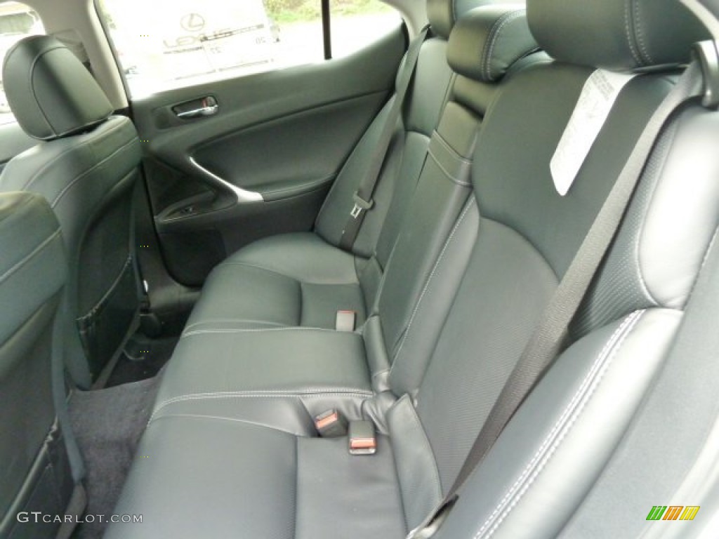 Black Interior 2012 Lexus IS 250 AWD Photo #55656941