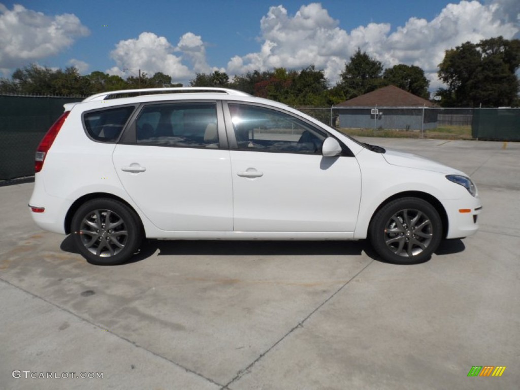 Polar White 2012 Hyundai Elantra GLS Touring Exterior Photo #55658602