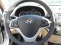 Beige 2012 Hyundai Elantra GLS Touring Steering Wheel