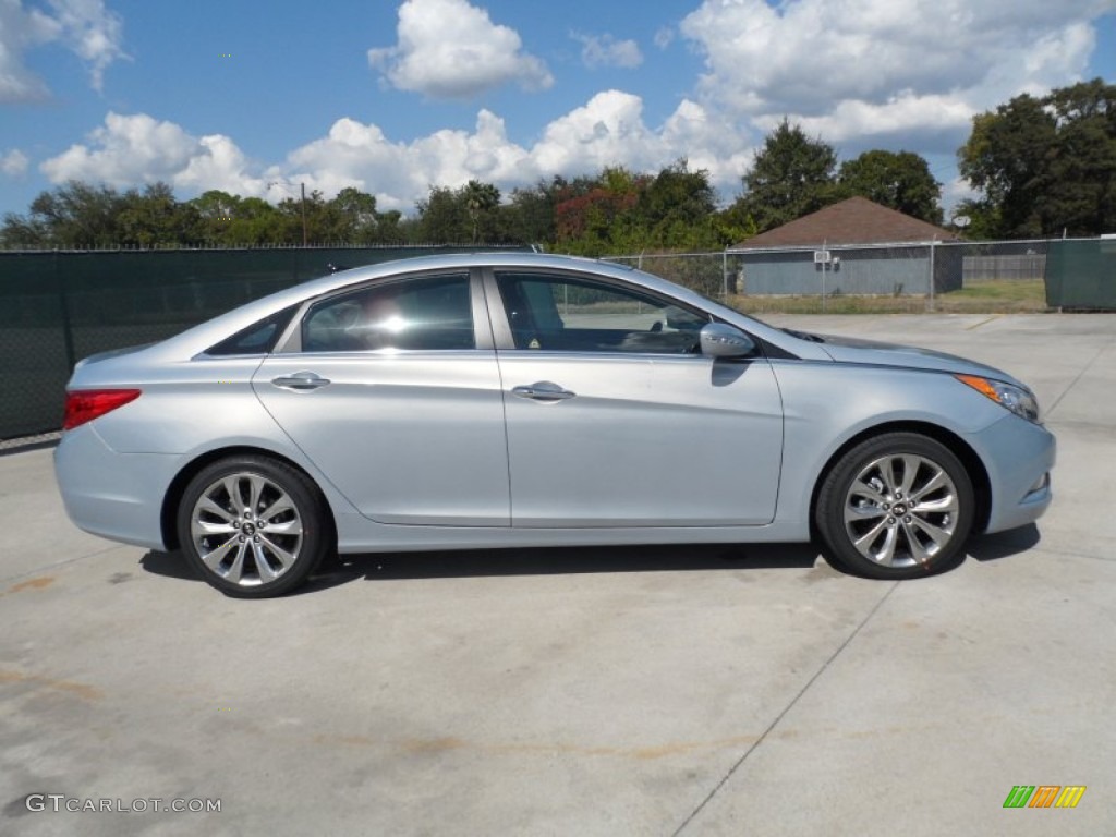 2012 Sonata Limited 2.0T - Iridescent Silver Blue Pearl / Gray photo #2