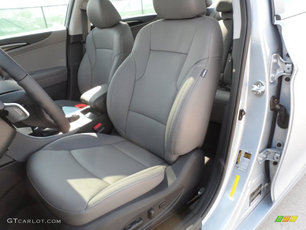 Gray Interior 2012 Hyundai Sonata Limited 2.0T Photo #55659459