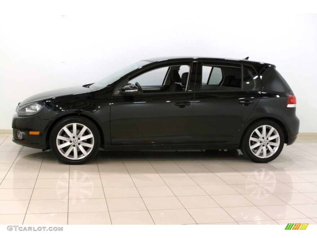Black 2011 Volkswagen Golf 2 Door TDI Exterior Photo #55660266