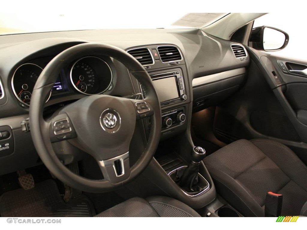 2011 Volkswagen Golf 2 Door TDI Titan Black Dashboard Photo #55660294