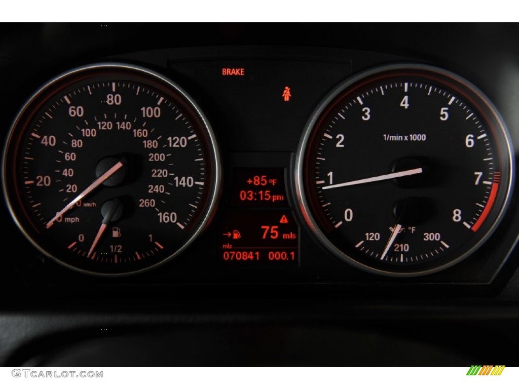 2007 BMW 3 Series 335i Coupe Gauges Photo #55660311